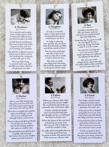English Poetry Cards