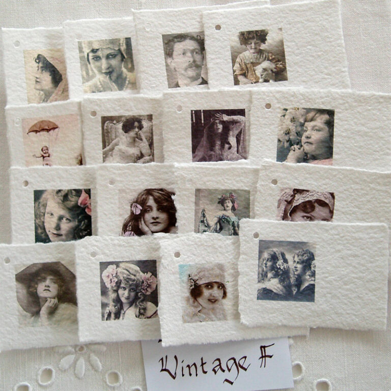 Etikett Vintage F